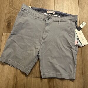 MBX Belmont Trouser Shorts Stretch Lt Gray Men's Size 34 NEW